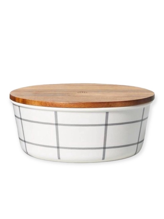 Hearth & Hand Other - Hearth & Hand Bamboo Melamine Storage Bowl